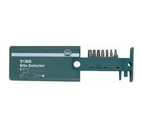 Wiha 70190 Bit Selector with Tamper Resistant Torx Bits, 7 Piece by Wiha