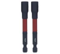 Wiha 70457 1/4-Inch Hex Impact Nutsetter - 2 Pack