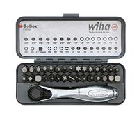Wiha 74984 32 Piece GoBox Standard Bit Set with Mini Ratchet