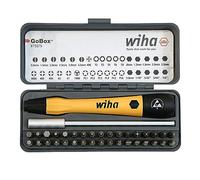 Wiha 75979 36 Piece GoBox Electronics ESD Precision Micro Bit Set