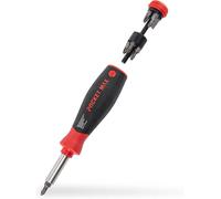 WIHA 8 Pce Pocket Max Magazine Magnetic Screwdriver & 25mm Pozi,Slot Bits, 45292