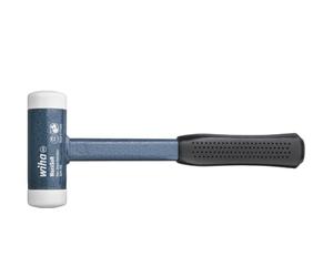 Wiha 802130 No Recoil Very Hard Soft-Faced Hammer with White Heads, Multi-Colour, 30 mm