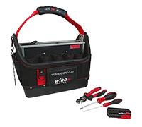 Wiha 91239 11 Piece Veto RedStripe TECH OT-LC Open Tote Tool Kit