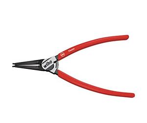Wiha Classic Circlip Pliers for Outer Rings (Shafts) with Straight Shape (26790) A 1, 140 mm