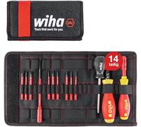 WIHA 2872T13 Torque Screwdriver TorqueVario 13pc Torq/VAR Set SL/PH/PZ, Multi-Colour, Set of 13 Pieces
