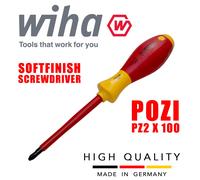 WIHA Electrician Screwdrivers VDE Slotted PH1 PH2 Phillips PZ1 PZ2 Pozi Torx Hex