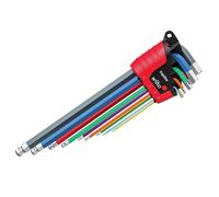 Wiha Ergostar Colour Hex Ball End L-key Set, 9 Piece Wiha Multicolor