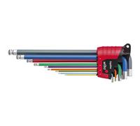 Wiha ErgoStar MagicRing® Colour Hex Ball End L-Key Set, 9 Piece