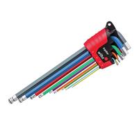 Wiha ErgoStar MagicRing® Colour Hex Ball End L-key Set, 9 Piece