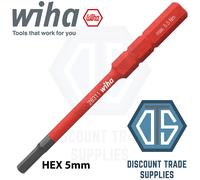 Wiha Hex 5mm SlimBit Replacement Slim Bit VDE SoftFinish SlimVario 37226