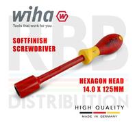 Wiha Hex Driver Screwdriver 1000V Vde Electrician 14mm Softfinish Grip 00865