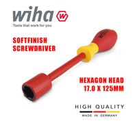 Wiha Hex Driver Screwdriver 1000V Vde Electrician 17mm Softfinish Grip 00868