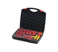 Wiha Insulated 1/2in Ratchet Wrench Set 21 Piece inc Case 1,000 V AC WHA43024