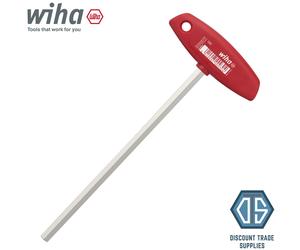 Wiha L-key with T-handle Hexagon brilliant nickel-plated 5mm x 100mm Hex 00916