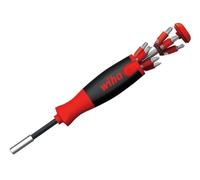 Wiha LiftUp 25 Magnetic Screwdriver with Bit Magazine (SL, PH, PZ, TX)