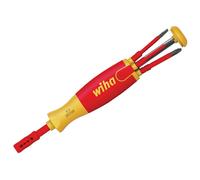 Wiha 38612 LiftUp electric Bit Magazine SL/PH Screwdriver Set, 6 Piece WHA38612