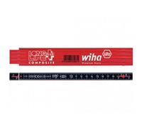 Wiha Longlife Plus Composite Folding Ruler 2M Multi Colour (One Size)