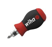 Wiha Magnetic Softfinish Stubby Screwdriver With Bit Magazine