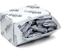 Wiha Phillips PH2 Screwdriver Bit Set - 50 Pieces, 25mm, 1/4" C6.3, Standard 25mm Bits - Perfect for Professionals