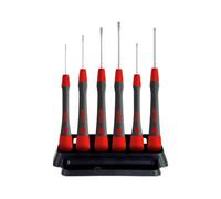 Wiha Picofinish 7-Piece Fine Screwdriver Set With Holder For Precision Tasks