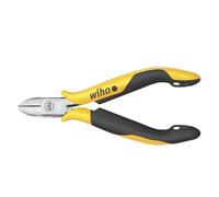 Wiha Professional Diagonal Cutting Pliers ESD with semi-Round Wide Head and Chamfer 115 mm, 4 1/2" (26831)