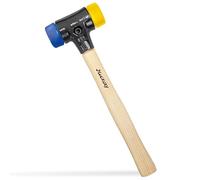 Wiha Tools Soft-faced hammer 832-15 Safety soft/medium hard 30 mm Blue/Yellow (26653)