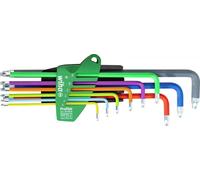 Wiha SB366S9F ProStar Coloured Fluorescent Torx Key Set T8-T40