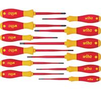 Wiha SoftFinish® electric slimFix Screwdriver Set, 12 Piece WHA41003