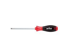 Wiha Screwdriver SoftFinish, Hexagonal Ball Head, Swivelling for Hard to Reach Areas, with Hexagonal Blade, 36705001