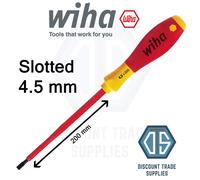 WIHA Screwdriver VDE Electric PHILLIPS POZI SLOTTED PZ1 PZ2 TORX HEX All Sizes
