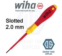 WIHA Screwdriver VDE Electric PHILLIPS POZI SLOTTED PZ1 PZ2 TORX HEX All Sizes