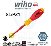 WIHA Screwdriver VDE SlimFix PH POZI SLOTTED Tamper Resistant TORX HEX All Sizes