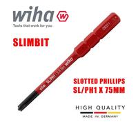 Wiha Slimbit Screwdriver Plusminus Phillips Sl Ph1 1000V Vde Electrician 34587