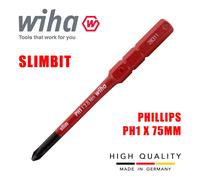 Wiha Slimbit Screwdriver SlimVario PZ SL PH Torx HEX 75mm 1000v VDE Electrician