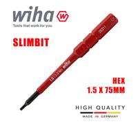 Wiha Slimbit Screwdriver SlimVario PZ SL PH Torx HEX 75mm 1000v VDE Electrician