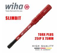 Wiha Slimbit Screwdriver Slimvario Pz Sl Ph Torx Hex 75mm 1000V Vde Electrician Torxplus 25Ip 43151