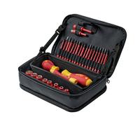 Wiha slimVario electric Tool Set, 32 Piece (inc. Case) in Red Wiha Red