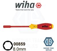 Wiha 322 Screwdriver SoftFinish electric 8,0 x 125 mm 00859