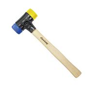 Wiha Soft-Face Safety Hammer With Hickory Handle - 620G Heavy-Duty Tool For Precision Work