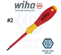WIHA Soft Finish Electric Screwdriver Robertson Square #2 32397 VDE 1000V