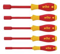 Wiha 29466 Softfinish® Electric Hex Nut Driver Set 6 Piece