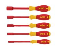 Wiha 29466 Softfinish® Electric Hex Nut Driver Set 6 Piece