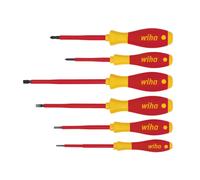 Wiha 00833 VDE 320N Slimfix Soft Finish Phillips 6 Piece Screwdriver Set