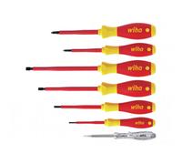 Wiha Softfinish Electric Sl/ph Screwdriver Set, 7 Piece Multi Colour (One Size)