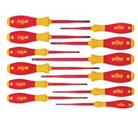 Wiha SoftFinish® electric slimFix Screwdriver Set, 12 Piece WHA41003