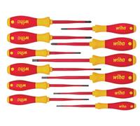 Wiha 41003 Softfinish® Electric Slimfix Screwdriver Set 12 Piece