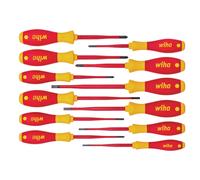 Wiha Softfinish Electric Slimfix Screwdriver Set, 12 Piece Wiha Multicolor