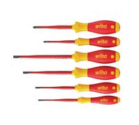 Wiha Softfinish Electric Slimfix Sl/pz Screwdriver Set, 6 Piece