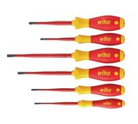 Wiha SoftFinish Electic slimFix Sl/Pz Scewdive Set, 6 Piece