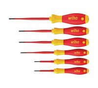 Wiha Softfinish Electric Slimfix Torx Screwdriver Set, 6 Piece Wiha Multicolor